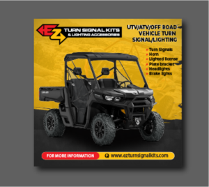 Need CATCHY/VIVID Banner design for my new UTV/ATV/Off Road Vehicle turn signal/lighting company | Banner Ad Design by alex989