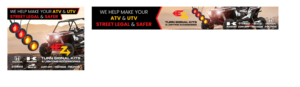 Need CATCHY/VIVID Banner design for my new UTV/ATV/Off Road Vehicle turn signal/lighting company | Banner Ad Design by Hristo Itchov