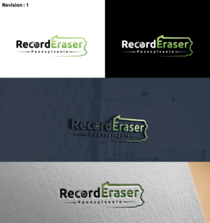 RecordEraser Pennsylvania | Logo Design by uitaki