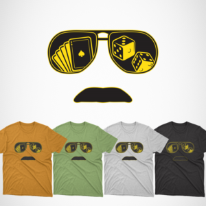 Mike Ditka Meets Vegas | T-shirt Design by delegacydesign