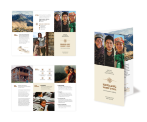 NPO fighting against gender based violence in Nepal needs a new brochure. | Broschüren-Design von Oleg Androsov