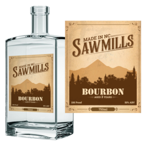 Create Bourbon label for Craft Distillery located in the Foothills of NC. | Label Design by Graphic Storm