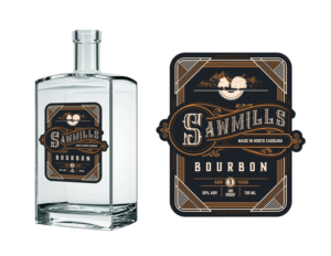 Create Bourbon label for Craft Distillery located in the Foothills of NC. | Label Design by Emmanuel Creations