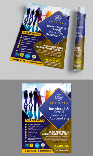 Accounting business needs a great flyer | Flyer Design by ecorokerz