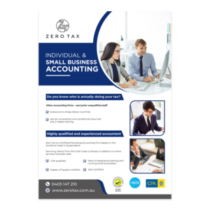 Accounting business needs a great flyer | Flyer Design by ZeneFashions