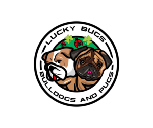 lucky bugs - bulldogs and pugs | Logo-Design von rastf2day