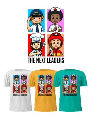 The Next Leaders (Kids Are The next Leaders) | T-shirt Design by D'Mono