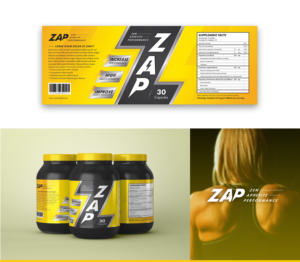 Supplement Label Design - Sports Nutrition | Graphic Design by sun_design