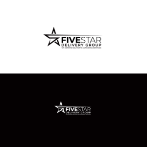 FIVE STAR DELIVERY GROUP  On Demand Delivery & Concierge Services | Logo Design by Gisella Guzmán