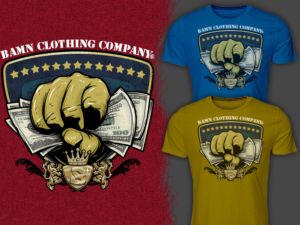 BAMN FIST FULL | T-shirt Design by Falih A