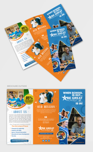 Informational Trifold Flyer to Highlight Our After-School Program Curriculum | Flyer Design by SAI DESIGNS