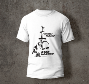 Meat grinder turns people into motorcyclists | T-Shirt-Design von SD-Designs