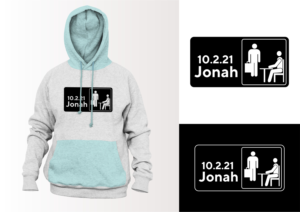 We want the logo to include the date of the celebration "October 2, 2021"  or it could be "10.2.21" and then his name "Jonah" | T-Shirt-Design von ammar_ed