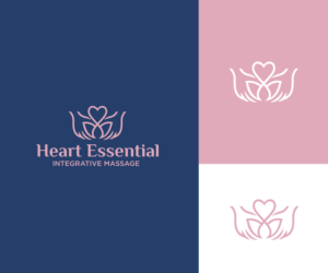 Heart Essential Integrative Massage | Logo Design by ecorokerz