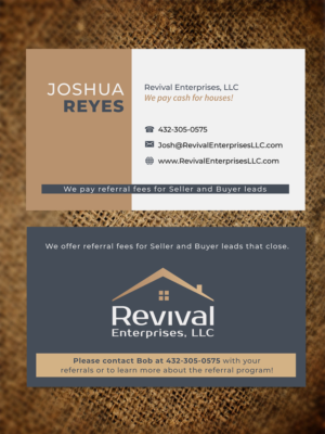 Real Estate Business card design | Visitenkarten-Design von JK18