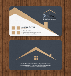 Real Estate Business card design | Visitenkarten-Design von chandrayaan.creative