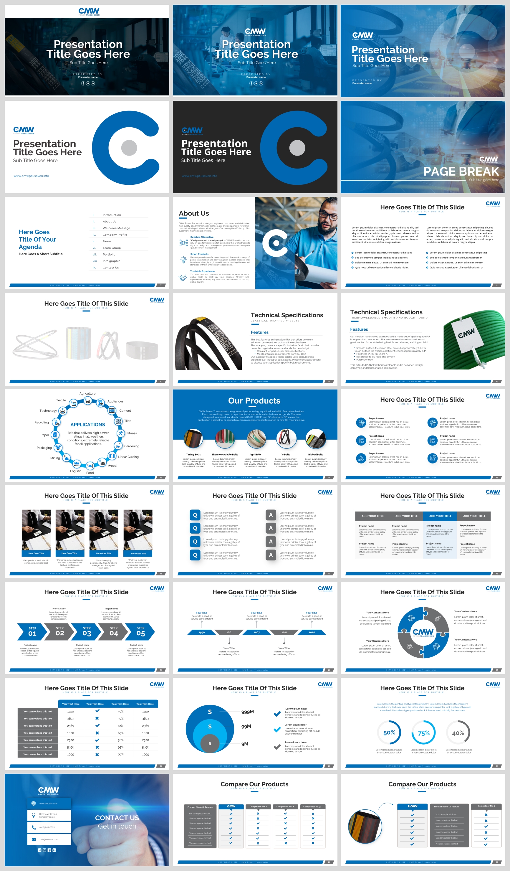 PowerPoint Design by IndreDesign for GROUPE Thomas Vidal | Design #27156305