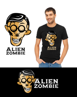 Alien zombie Character for Apparel | Vektor-Design von design.bb