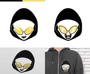 Alien zombie Character for Apparel | Vektor-Design von ileanalp