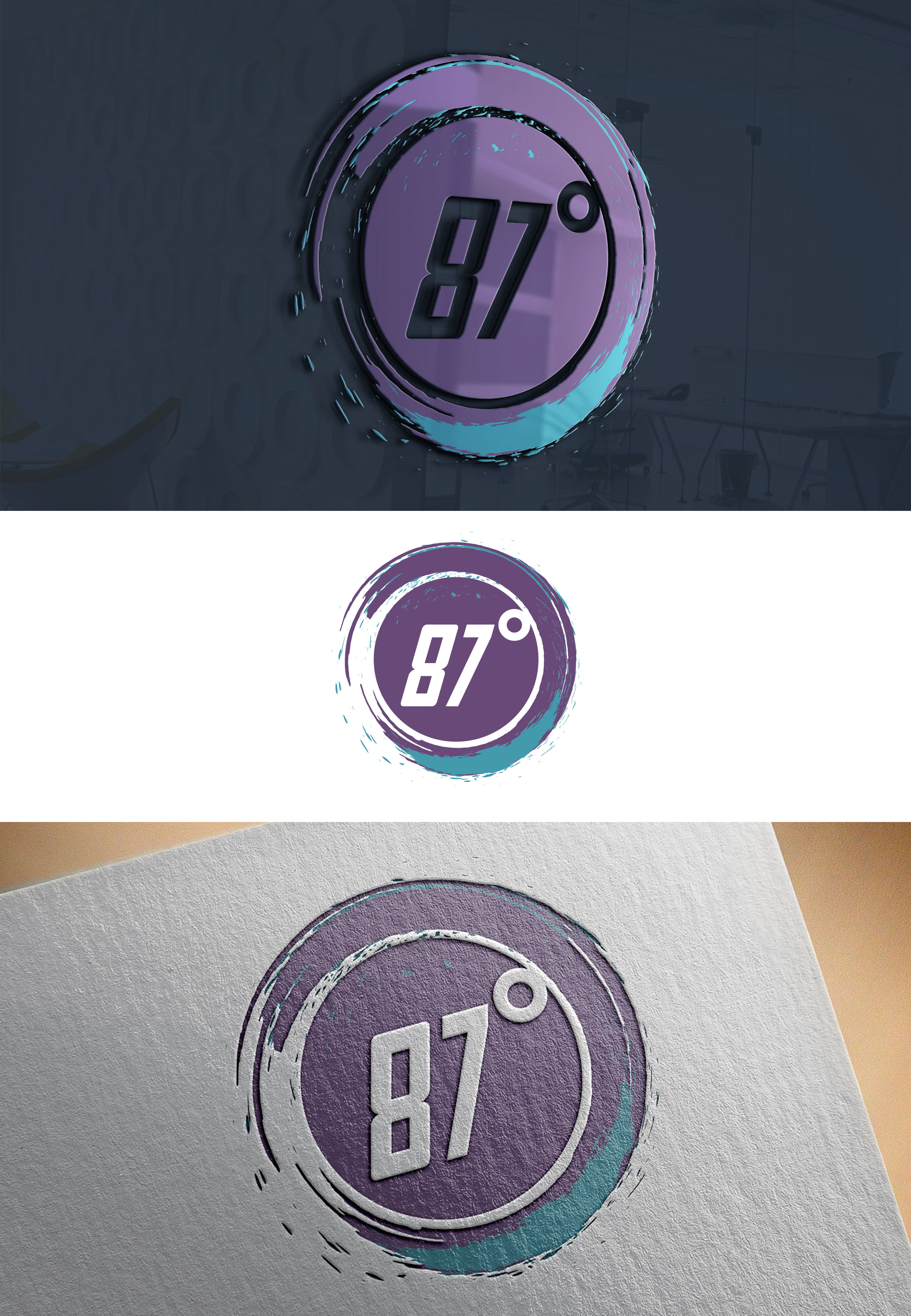 Logo Design by VanR for 87° | Design #27088895