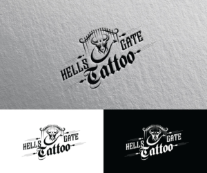 Hells Gate Tattoo | Logo Design by Iris 3