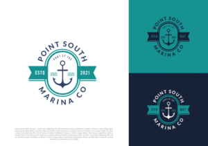 Point South Marina Co | Logo-Design von christianpoetoe