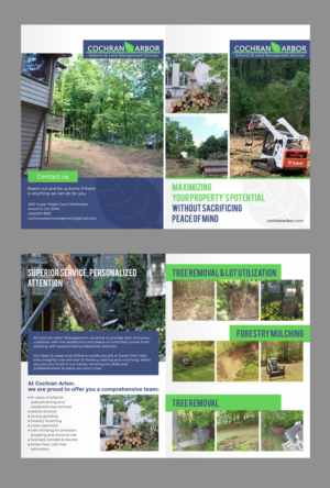 Tree Service Real Estate Literature | Brochure Design by ecorokerz