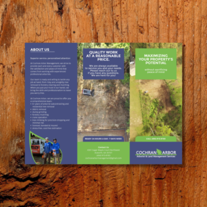 Brochure Design by barinix for Cochran Arbor Management | Design #27143510