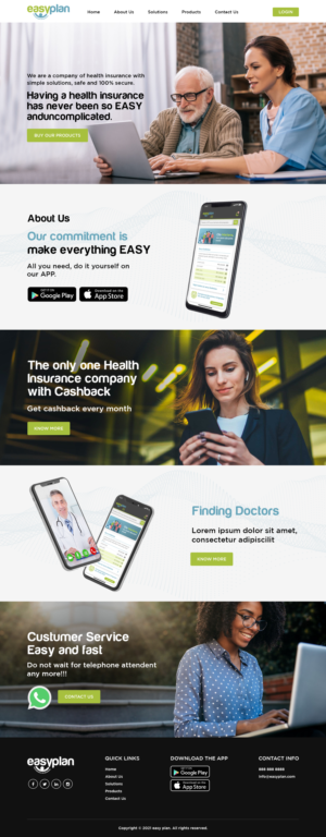 Website for Health Insurance Company | Web-Design von Titan Eagle