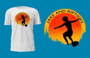 Rage golf  / jake and Riptides surf and beach wear | T-Shirt-Design von D'Mono