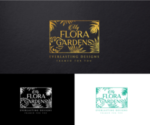 MY FLORA GARDENS - Everlasting designs framed for you | Logo-Design von step forward 2