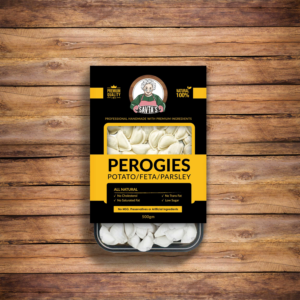 Line of Premium Pelmeni and Perogies of supermarkets | Verpackungs-Design von falcon.wings