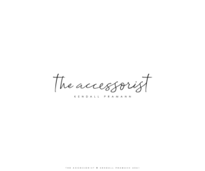 The Accessorist Kendall Pramann | Logo Design by GBDESIGN