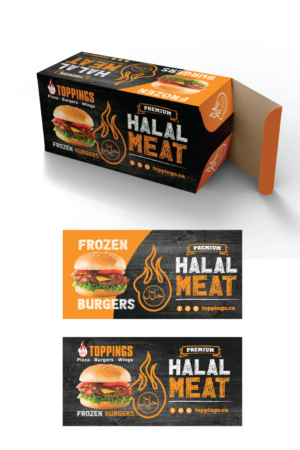 Fresh new and cool frozen burger box! Come be a part of an amazing project! | Verpackungs-Design von Sergio Coelho