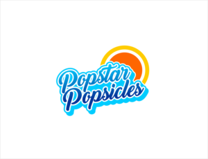 Popstar Popsicles | Logo Design by BNdesigner