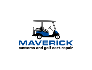 Maverick customs and golf cart repair | Logo Design by BNdesigner