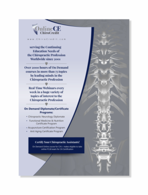 ChiroCredit full page advertisement | Flyer Design by GLOW