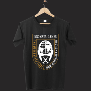 Nsomnia Games Tee | T-shirt Design by O_O NIZAL O_O