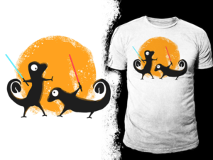 Tshirt design using existing gecko logo | T-Shirt-Design von Falih A