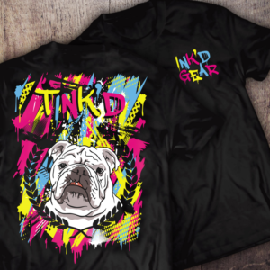 INK'D-GEAR LLC needs an American Tradition or Graffiti style T-Shirt of our English Bulldog! | T-Shirt-Design von Abiyoso28