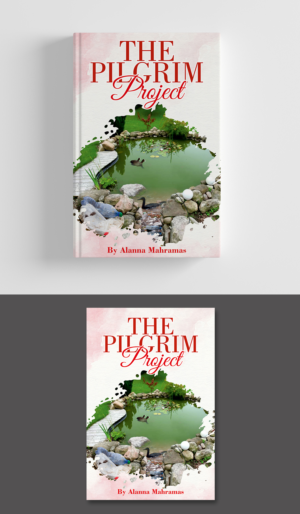 Digital Book Cover - Beautiful Pond with Trash in It | Buchumschlag Design von ecorokerz