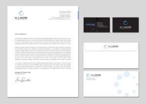 M. J. Moore & Associates, Inc. | Stationery Design by Tripti Ranjan Gain