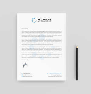 M. J. Moore & Associates, Inc. | Stationery Design by R.design