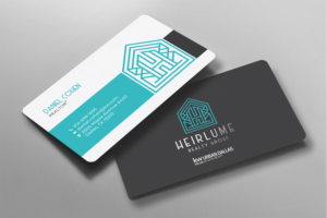 Heirlume Realty Group | Business Card Design by chandrayaan.creative