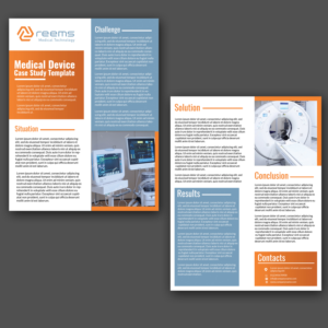 Medical Device - Case Study Template | Flyer Design by aspiremedia