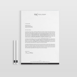 Design a Word Template and Powerpoint Template for a Venture Capital Fund | Stationery Design by OxonoArt