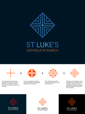 St Luke's Catholic Church | Logo Design by Studesign