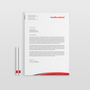 Recruitment Agency in Texas, needs a stand out header letter | Letterhead Design by OxonoArt