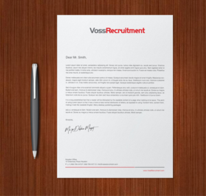 Recruitment Agency in Texas, needs a stand out header letter | Letterhead Design by chandrayaan.creative