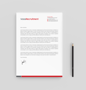 Recruitment Agency in Texas, needs a stand out header letter | Letterhead Design by R.design